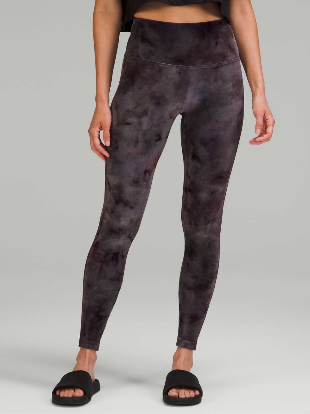Lululemon Wunder Lounge High-Rise Tight 28” *Velour - Interstellar Dark Grey